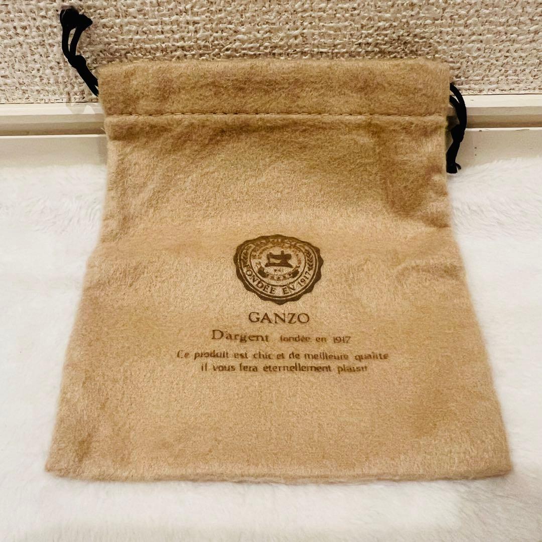 【未使用に近い】GANZO ガンゾ キーケース ダークブラウン 袋付き