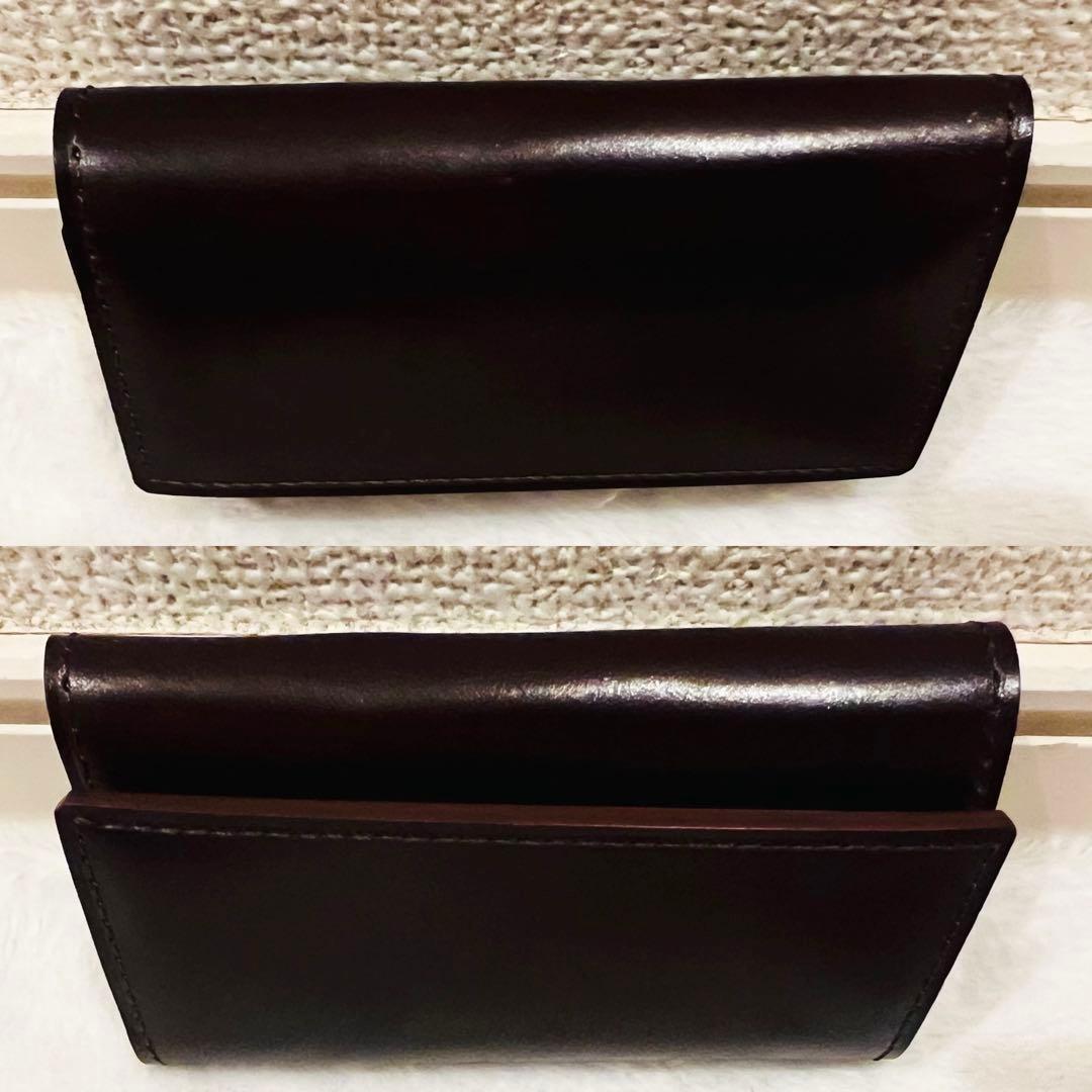 【未使用に近い】GANZO ガンゾ キーケース ダークブラウン 袋付き