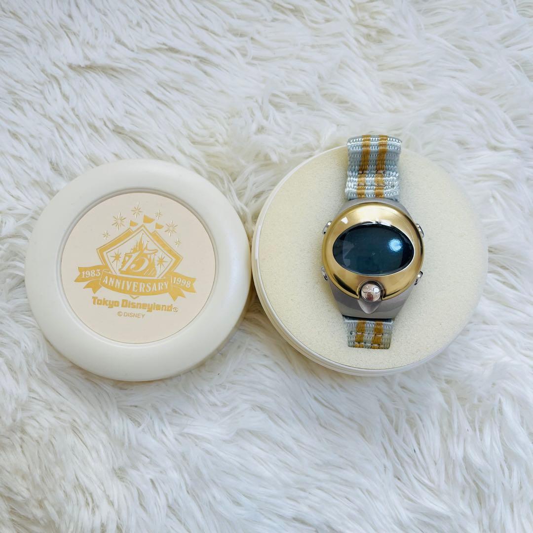 未使用　東京ディズニーランド15周年記念腕時計 セイコーアルバスプーン 電池切れ