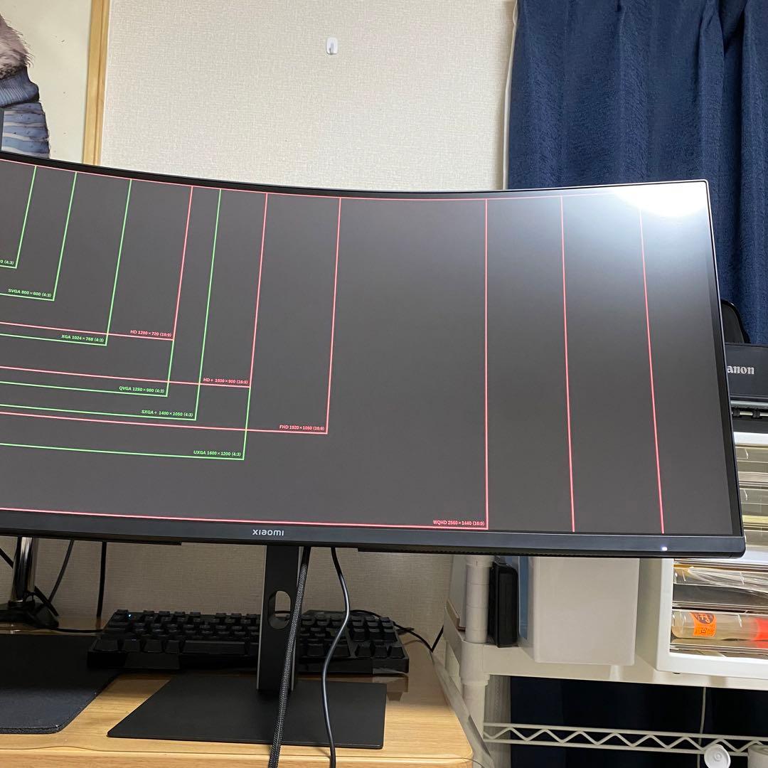 Xiaomi ゲーミングモニター G34WQi 34インチ 美品 2024年製