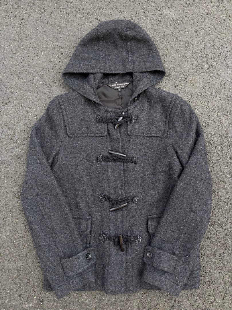 コムデギャルソンオムプリュス ウール　ダッフルジャケット　着画あり