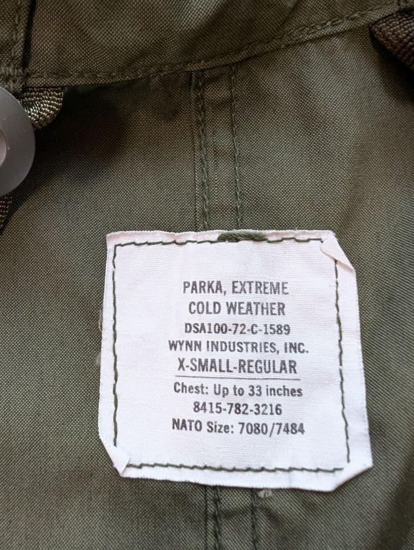 M-65　フィッシュテールパーカー　XSサイズ　フルセット　美品