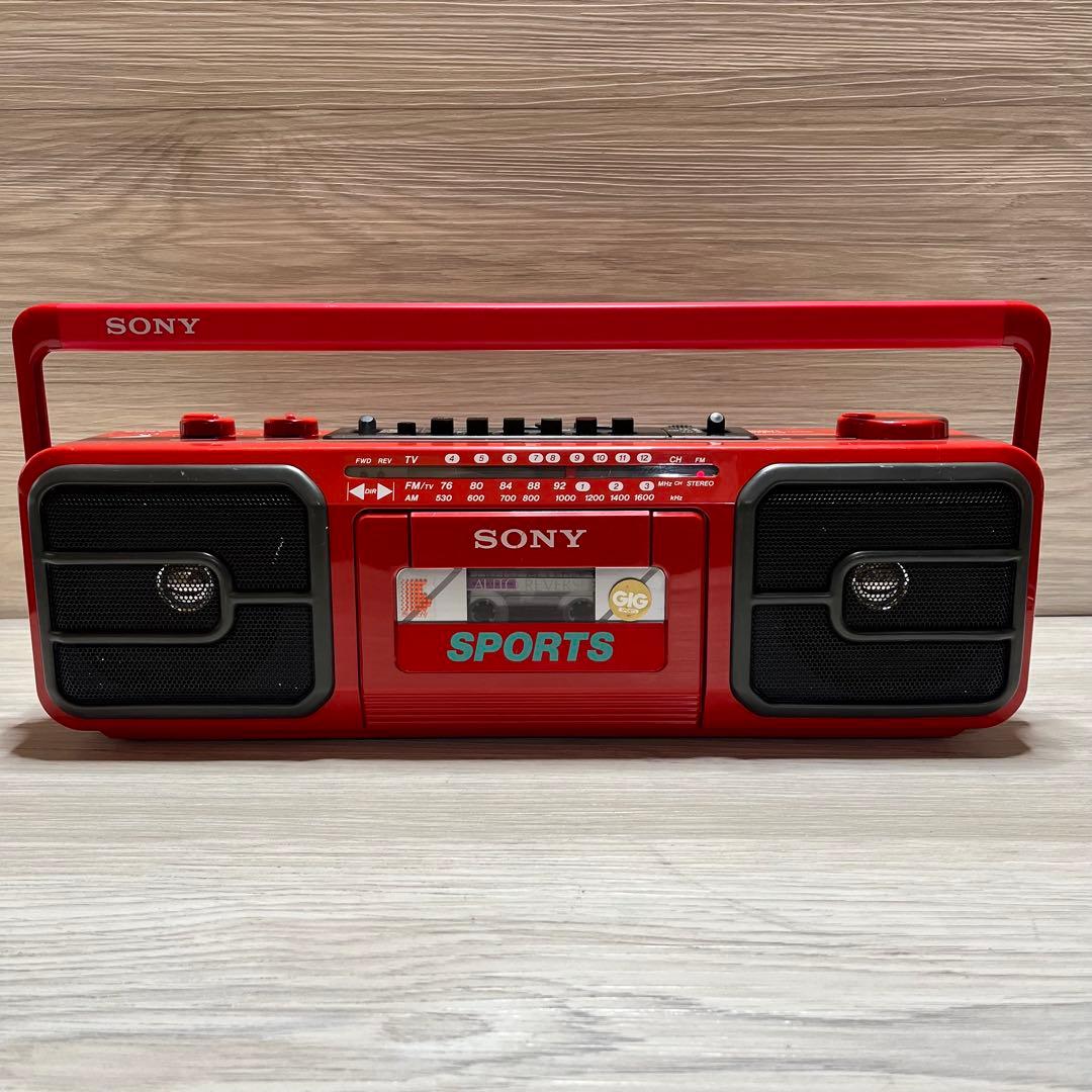 上*創様 【希少品】SONY SPORTS CFS-V75 レッド