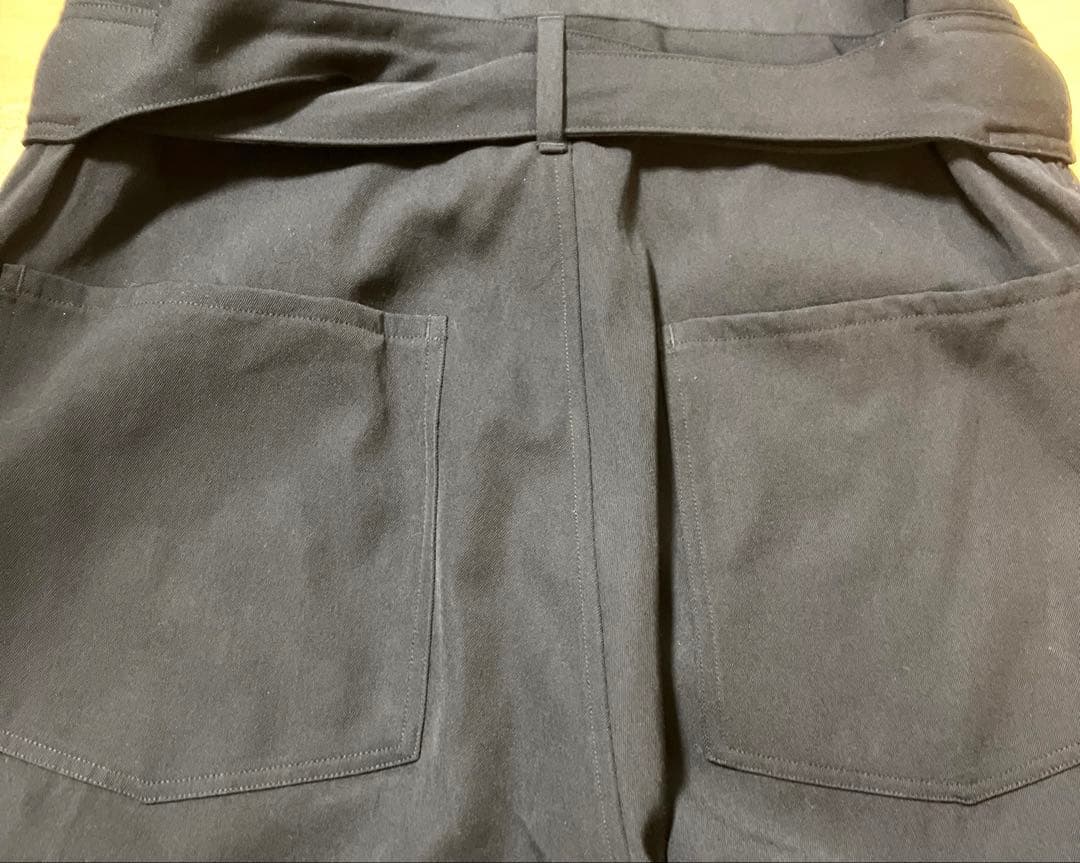 【極美品】名作comoli ウールギャバ オールインワン ネイビー 1 M