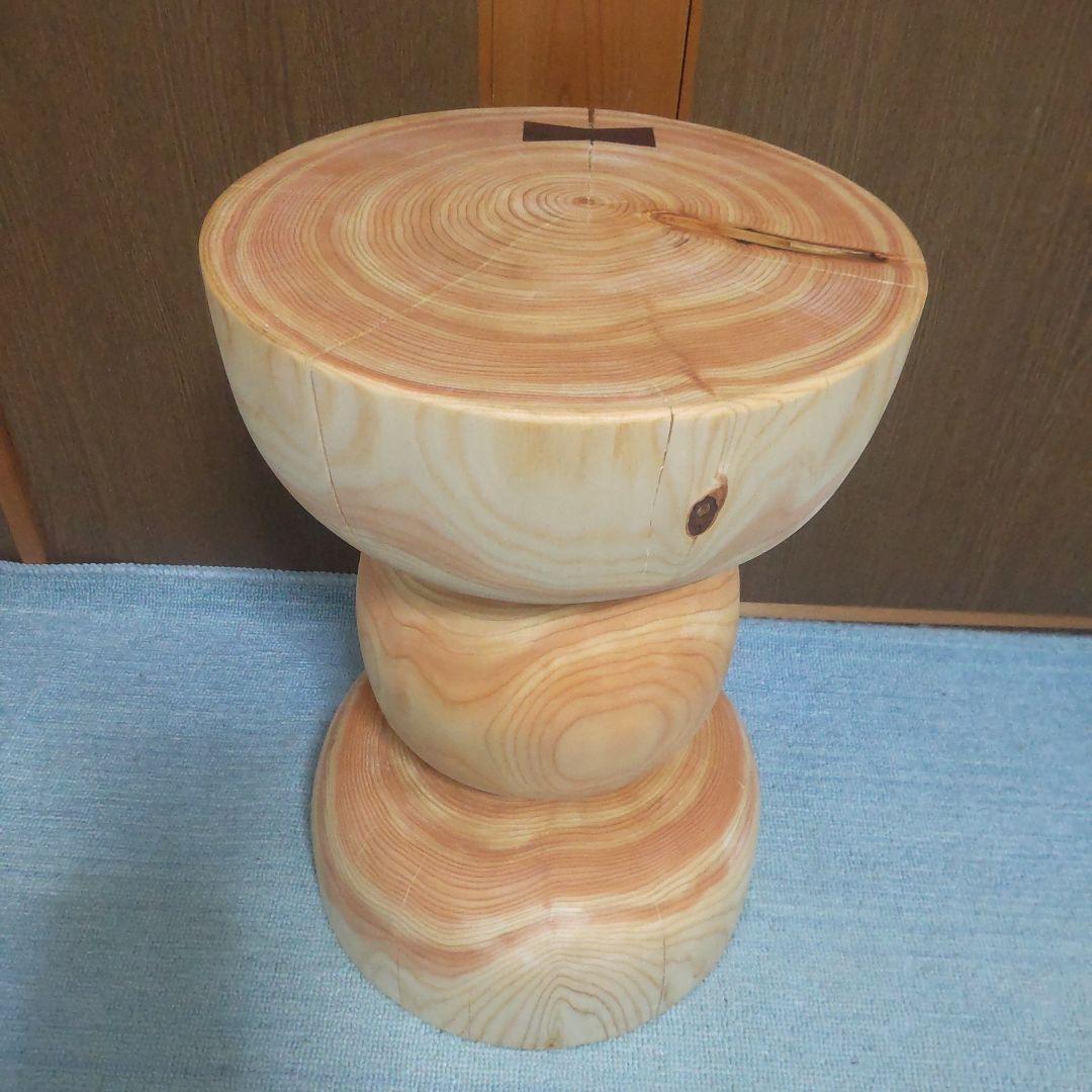 あらあらさん専用檜丸太椅子 スツール