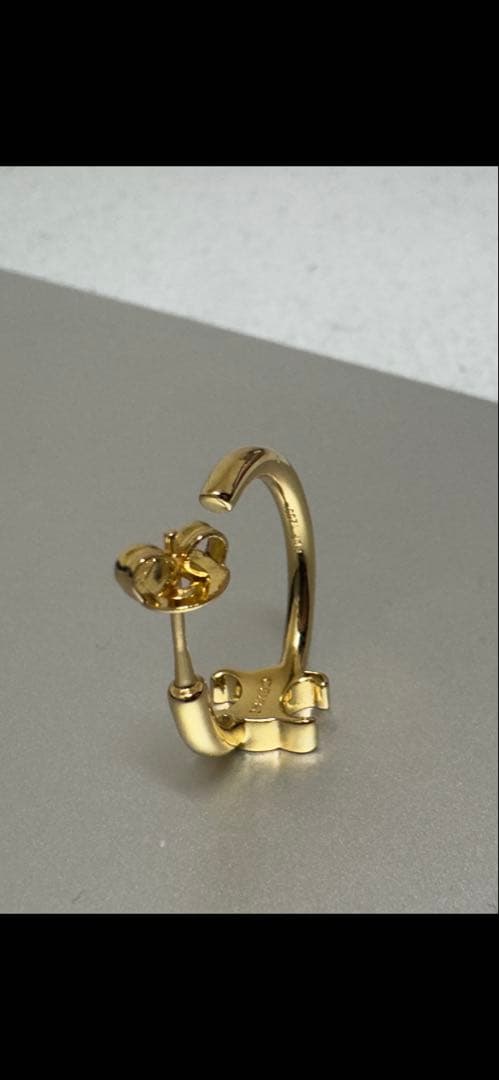 セリーヌ トリオンフアシンメトリック ゴールド 超美品