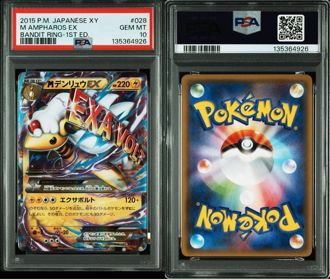 MデンリュウEX RR :1ED [XY7 028/081] PSA10 連番