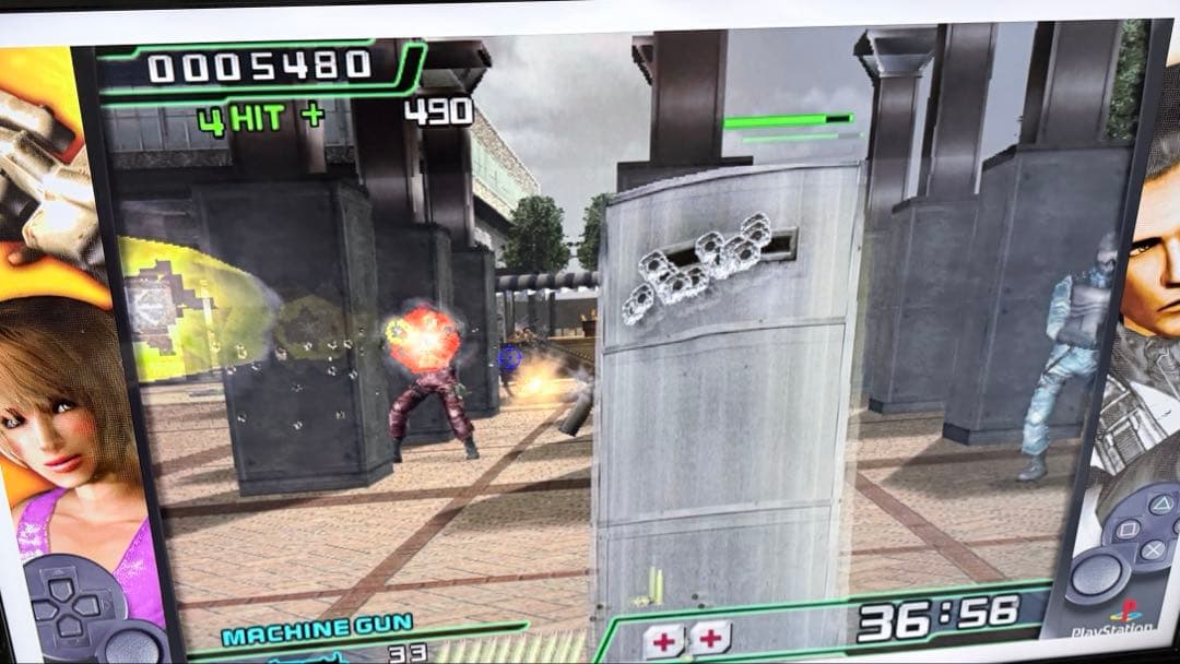 タイムクライシス　sinden light gun ミニpc付きセットアップ済