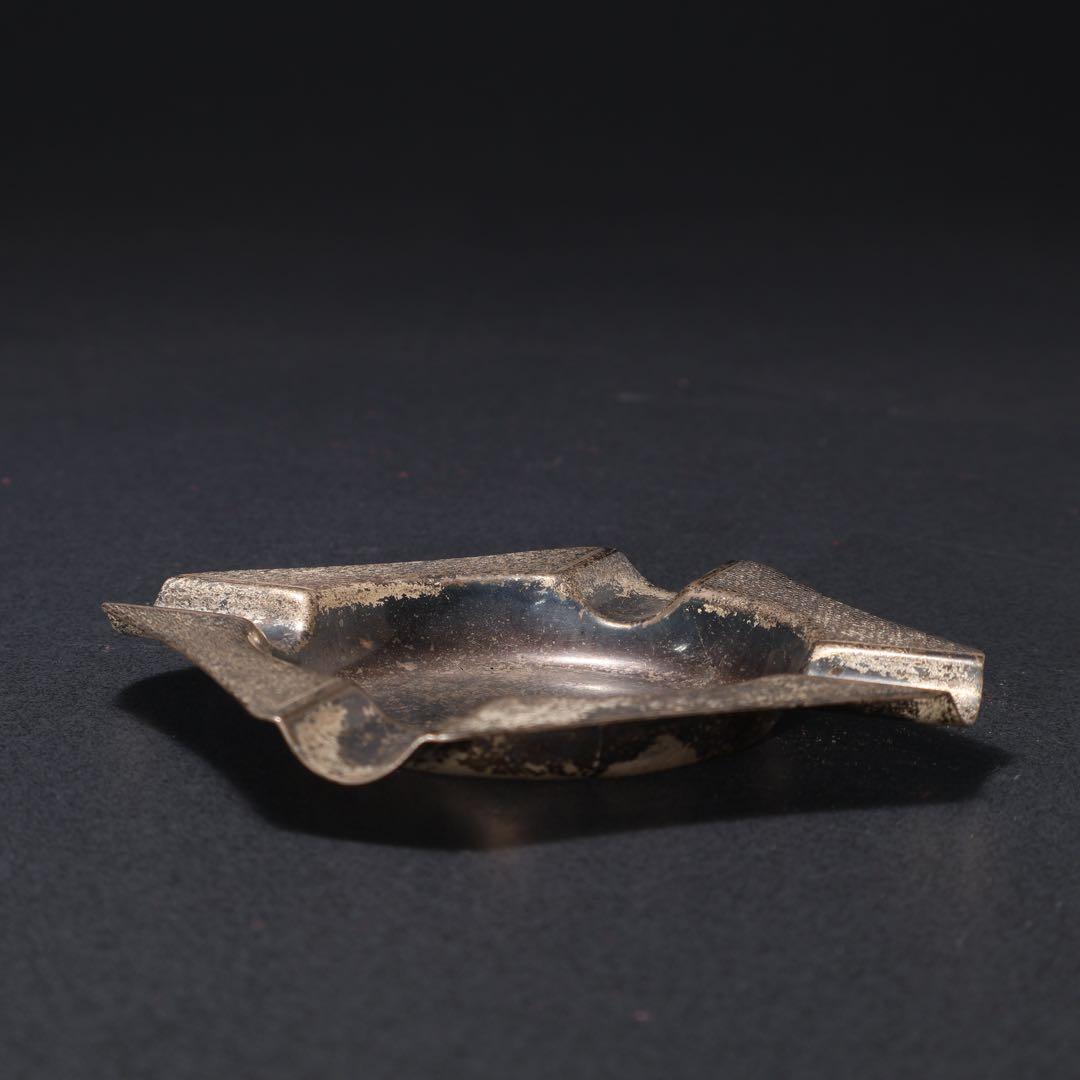 シルバー　灰皿　ホールマーク　アッシュトレイ　四角　R1600