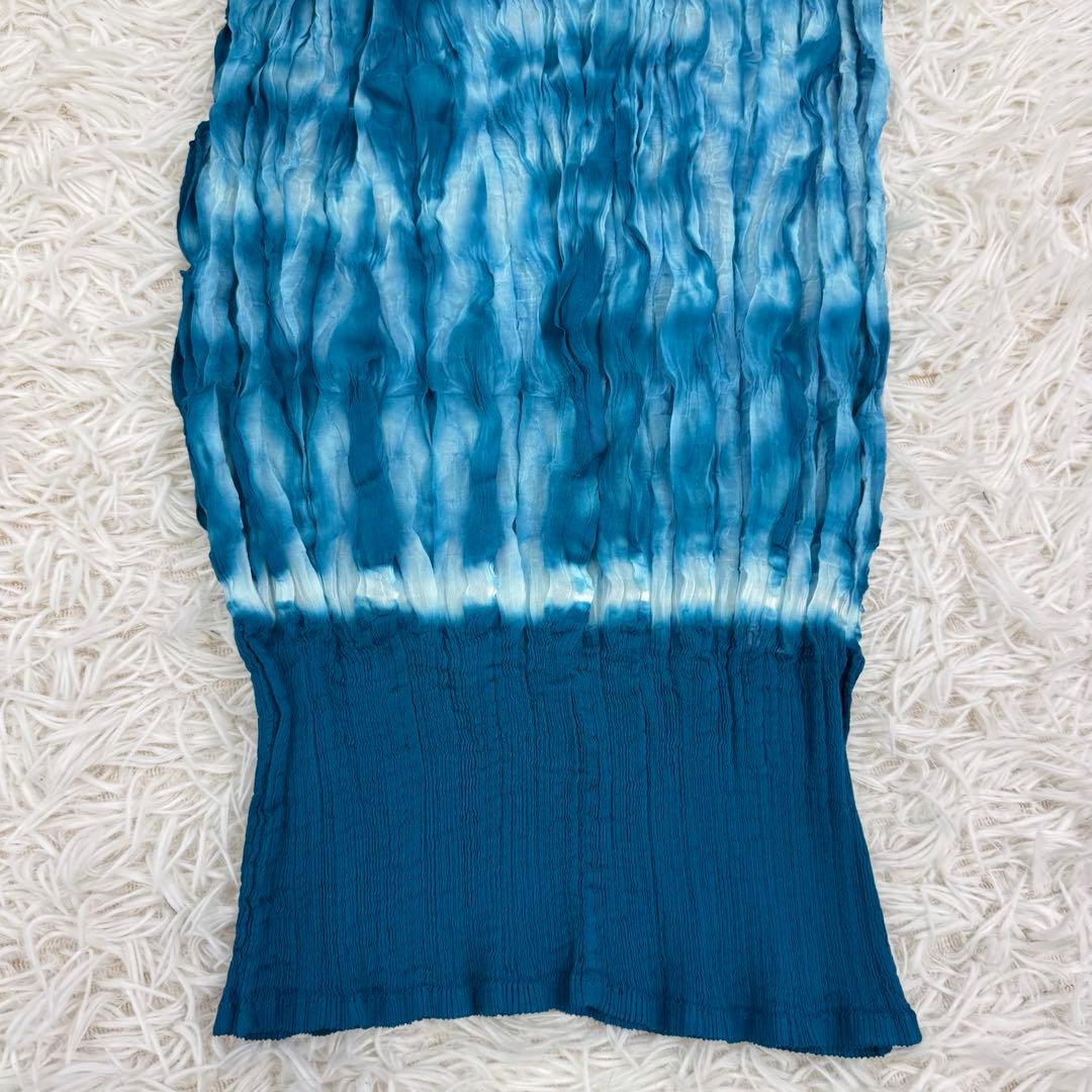 【美品】issey miyake me ノースリーブ　プリーツ　グラデーション