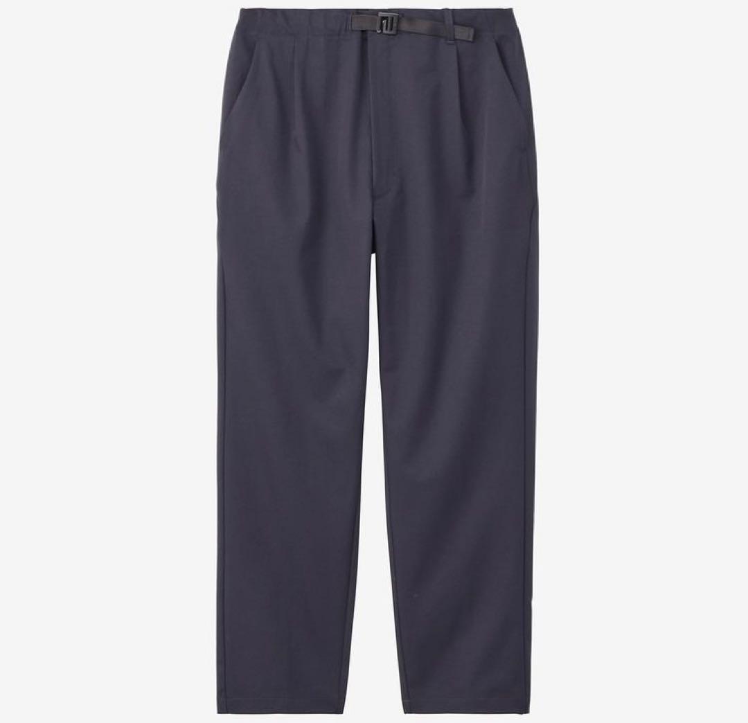 Goldwin ワンタックテーパードストレッチパンツ　ネイビー 3