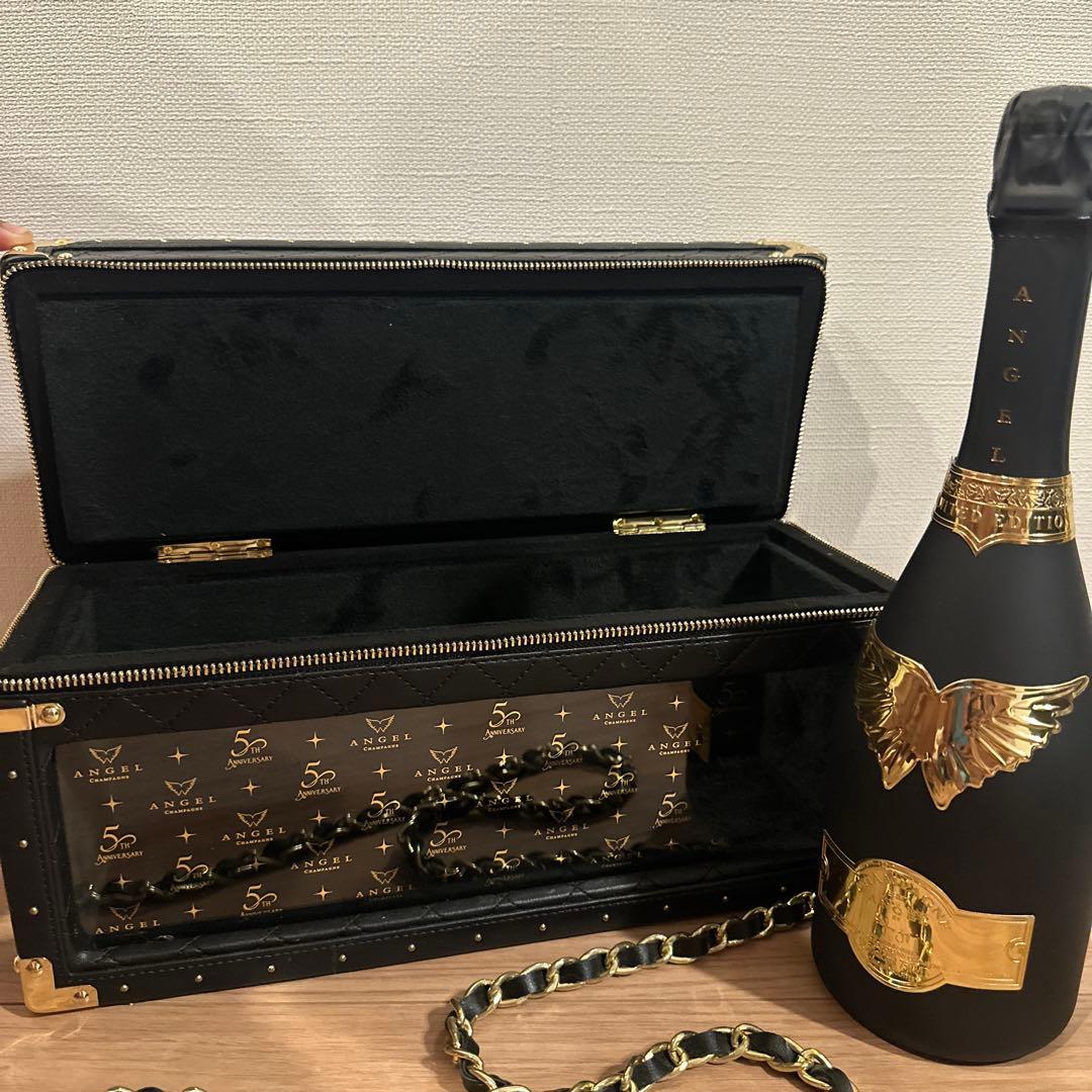 エンジェル NV ブリュット ブラック 5周年記念 レザーラッチタイプ750ml