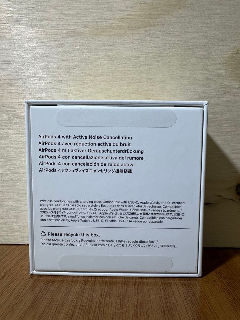 【極美品】 AirPods 4 ANC搭載 MXP93J/A QGYFF