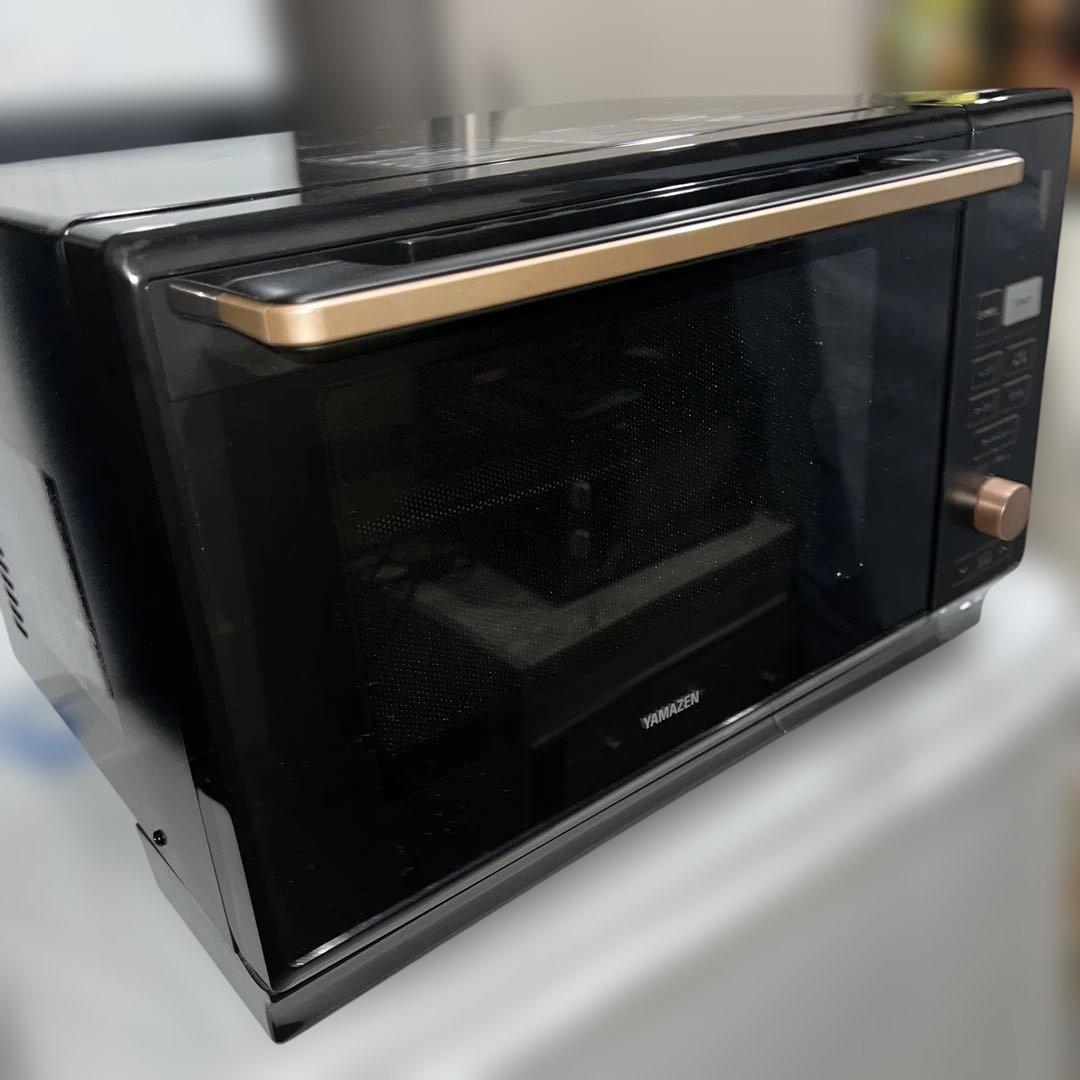 ⭐︎山善スチームオーブンレンジ 25L角皿付き MRK-F250TSV(B)