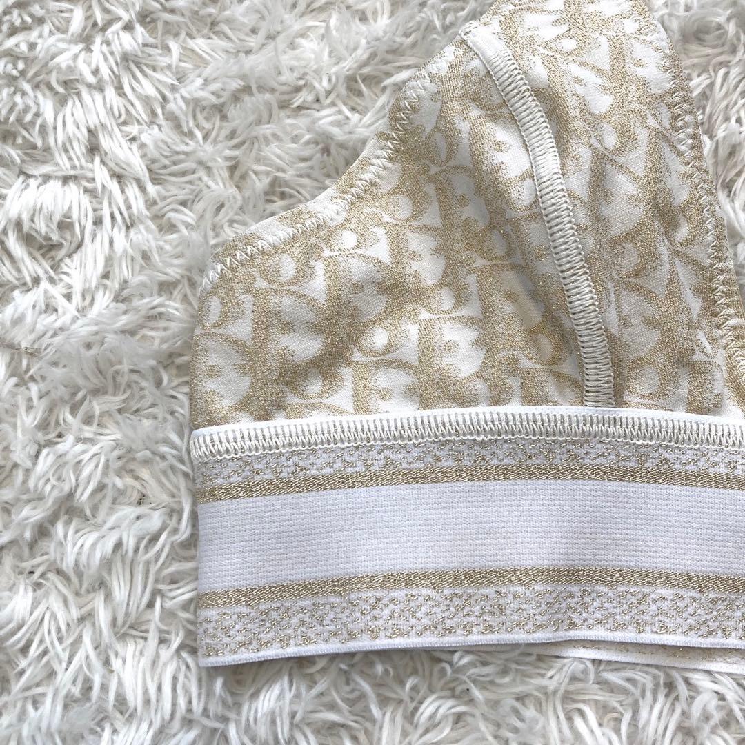 ［未使用に近い］DIOR オブリーク　ビキニトップ　水着　セパレート　XS