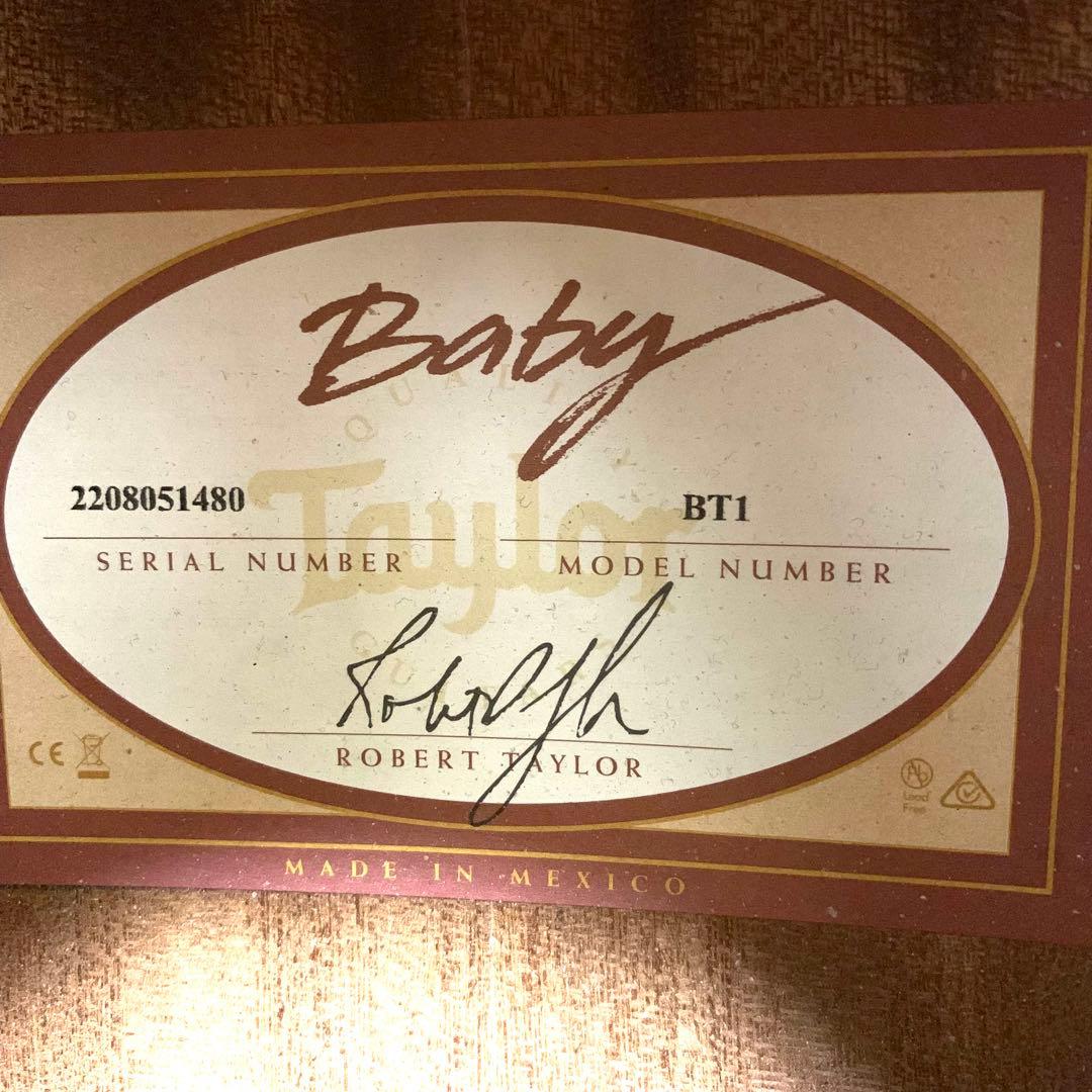 【美品・新品弦交換済】Taylor Baby BT1 ミニアコギ テイラー