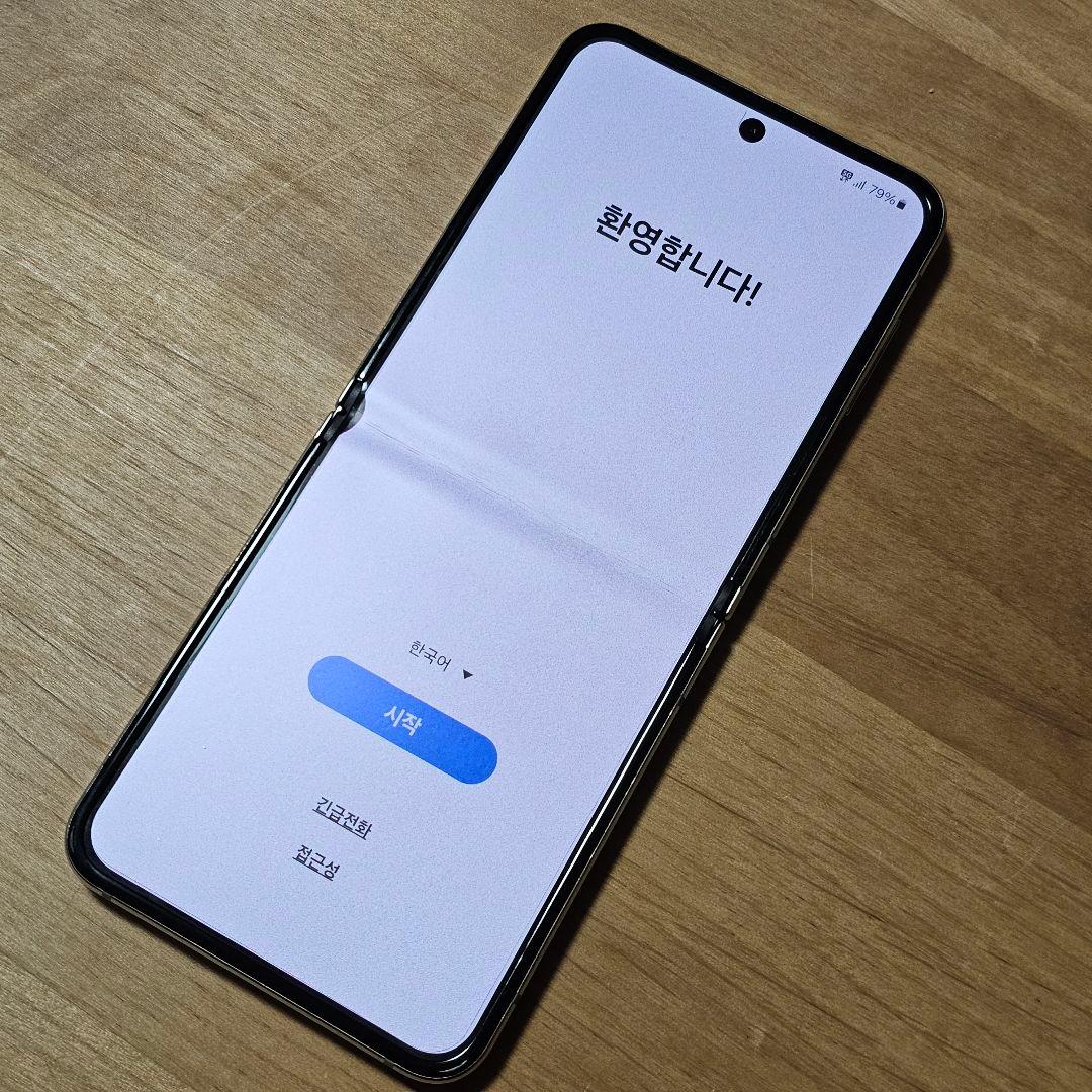 韓国版 Galaxy Z Flip5 512GB ミント SIMフリー ケース付