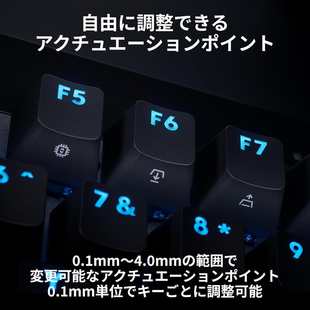 Logicool G ラピッドトリガー キーボード G-PKB-TKL-RTBK