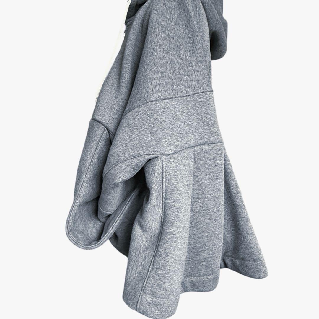 JUNYA WATANABE フレアスリーブ フーディ パーカー グレー S