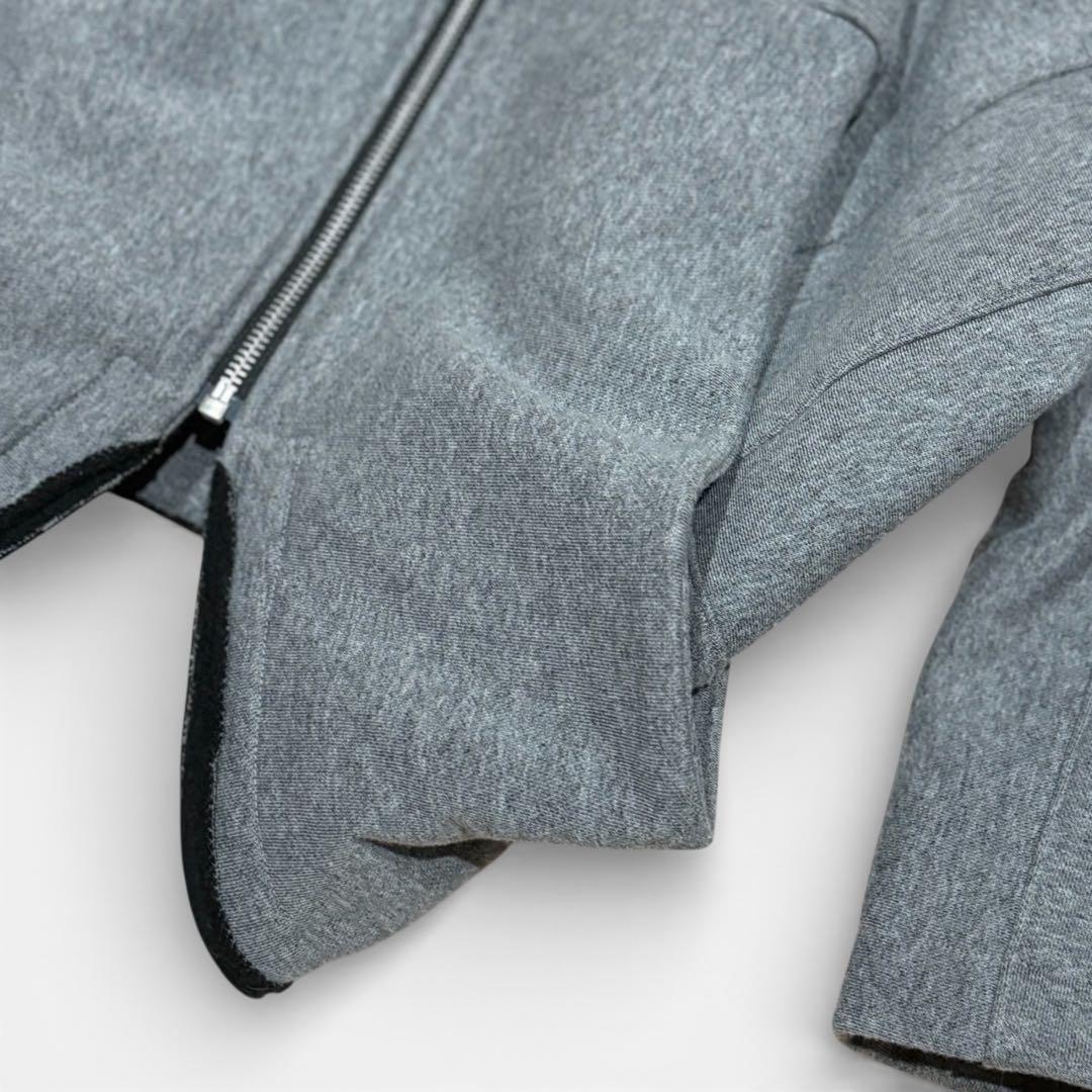 JUNYA WATANABE フレアスリーブ フーディ パーカー グレー S