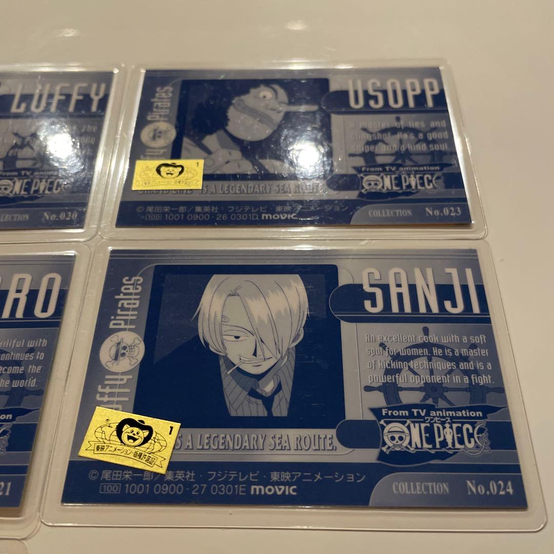 当時品　2001年　初期　希少　アニメイト　ワンピース　ラミネートカード