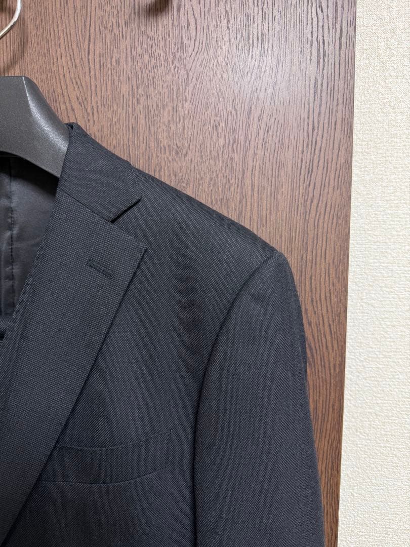 A6新品未使用！超お買得品！秋冬グレー3ピーススーツ！極小訳のみ！ウォッシャブル