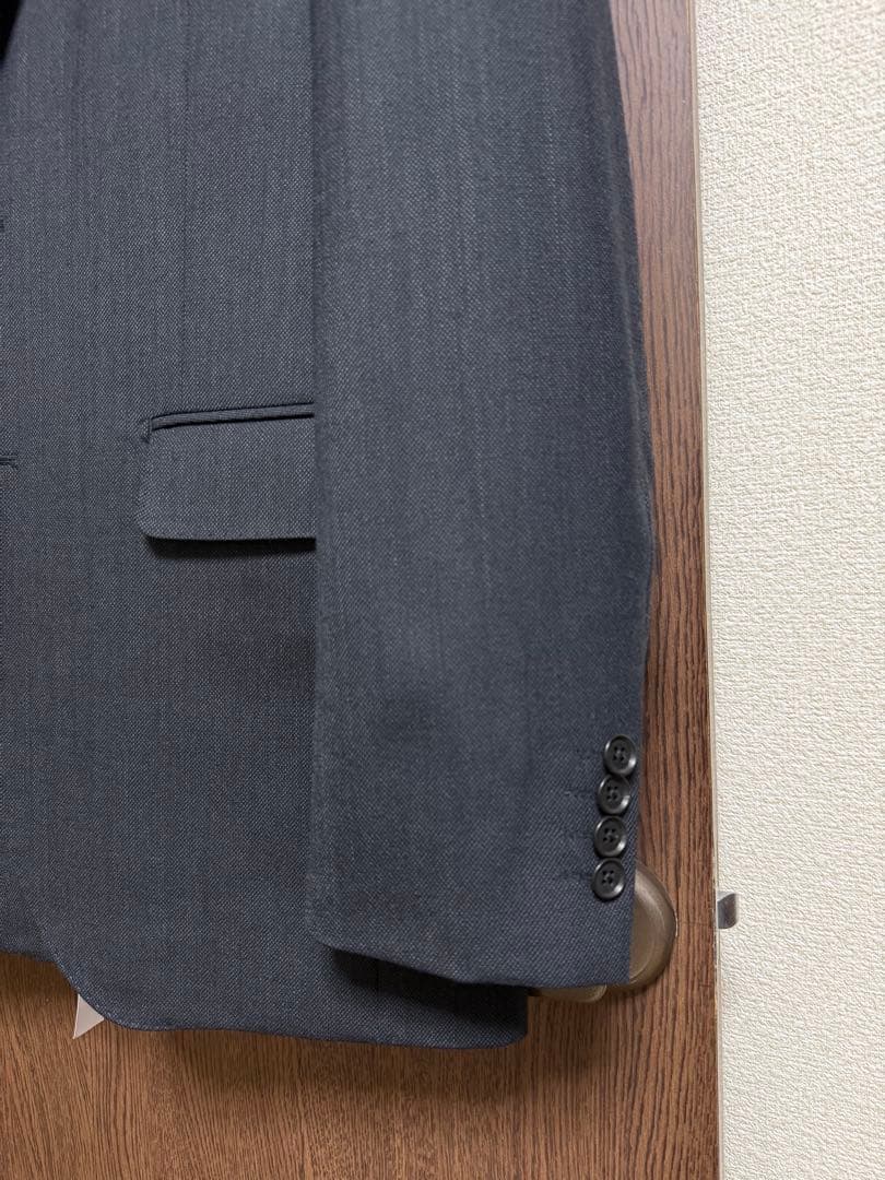 A6新品未使用！超お買得品！秋冬グレー3ピーススーツ！極小訳のみ！ウォッシャブル