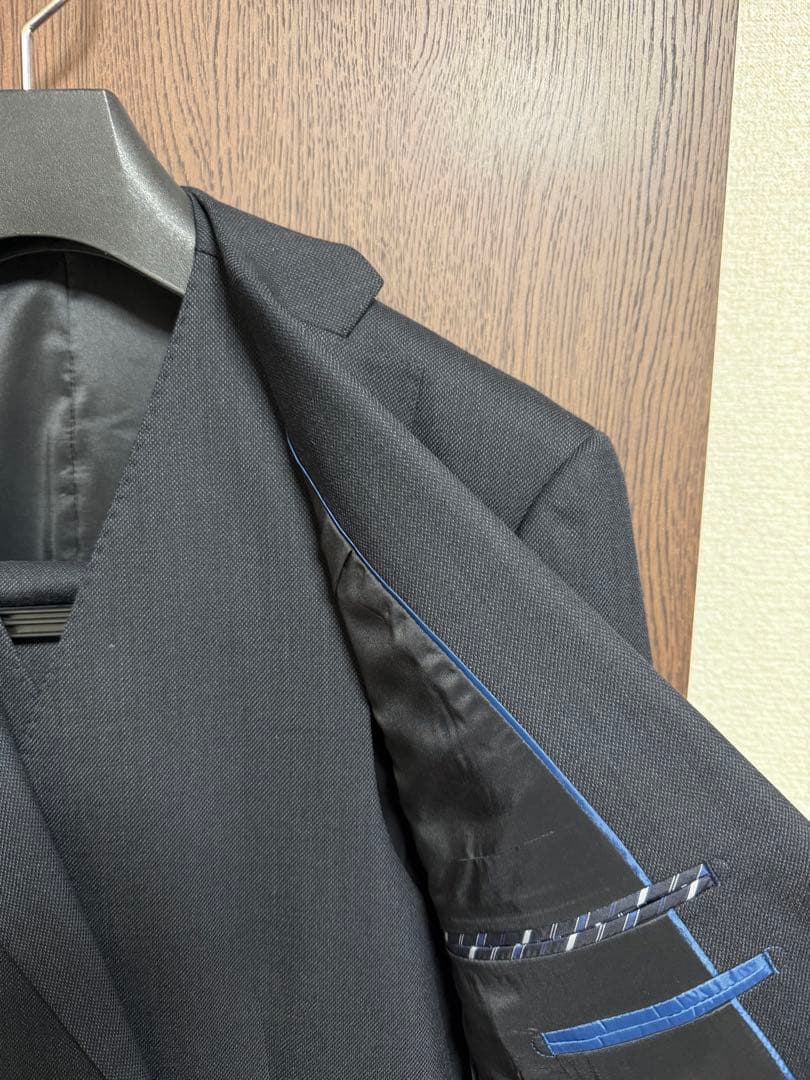 A6新品未使用！超お買得品！秋冬グレー3ピーススーツ！極小訳のみ！ウォッシャブル