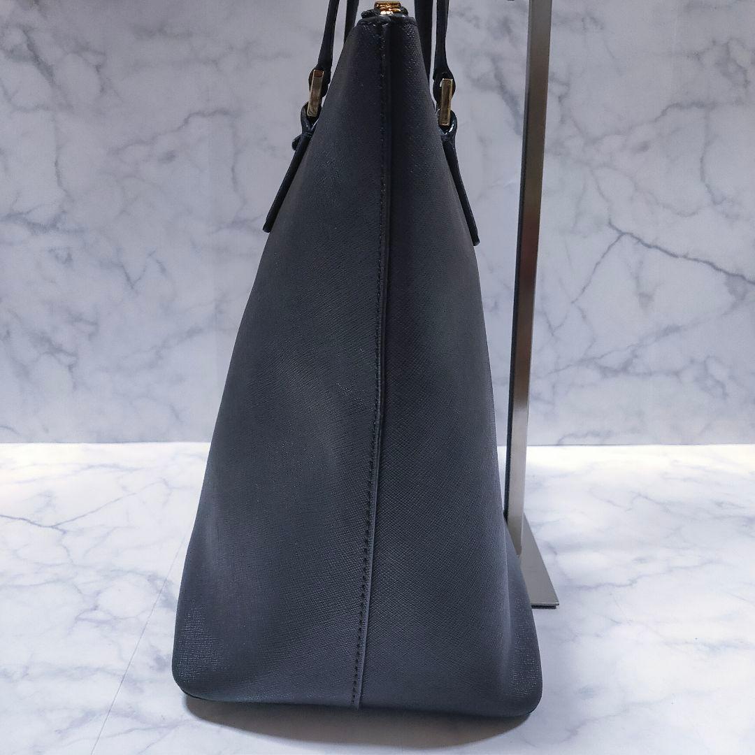 美品 KATE SPADE レザー トートバッグ ビジネス A4収納 ブラック