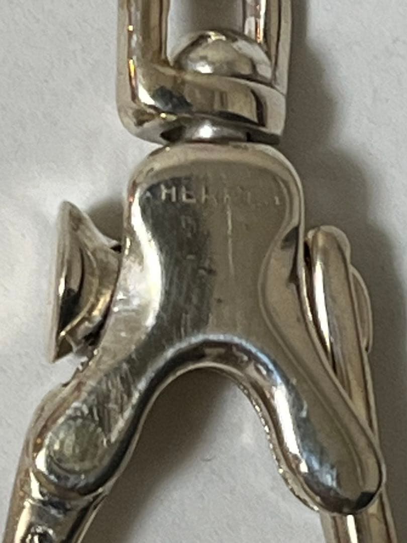 エルメス　シェーヌダンクル　キーリング　正規店アフターケア済　キーホルダー