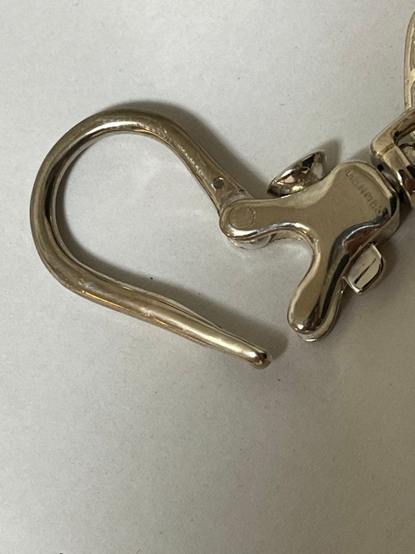 エルメス　シェーヌダンクル　キーリング　正規店アフターケア済　キーホルダー