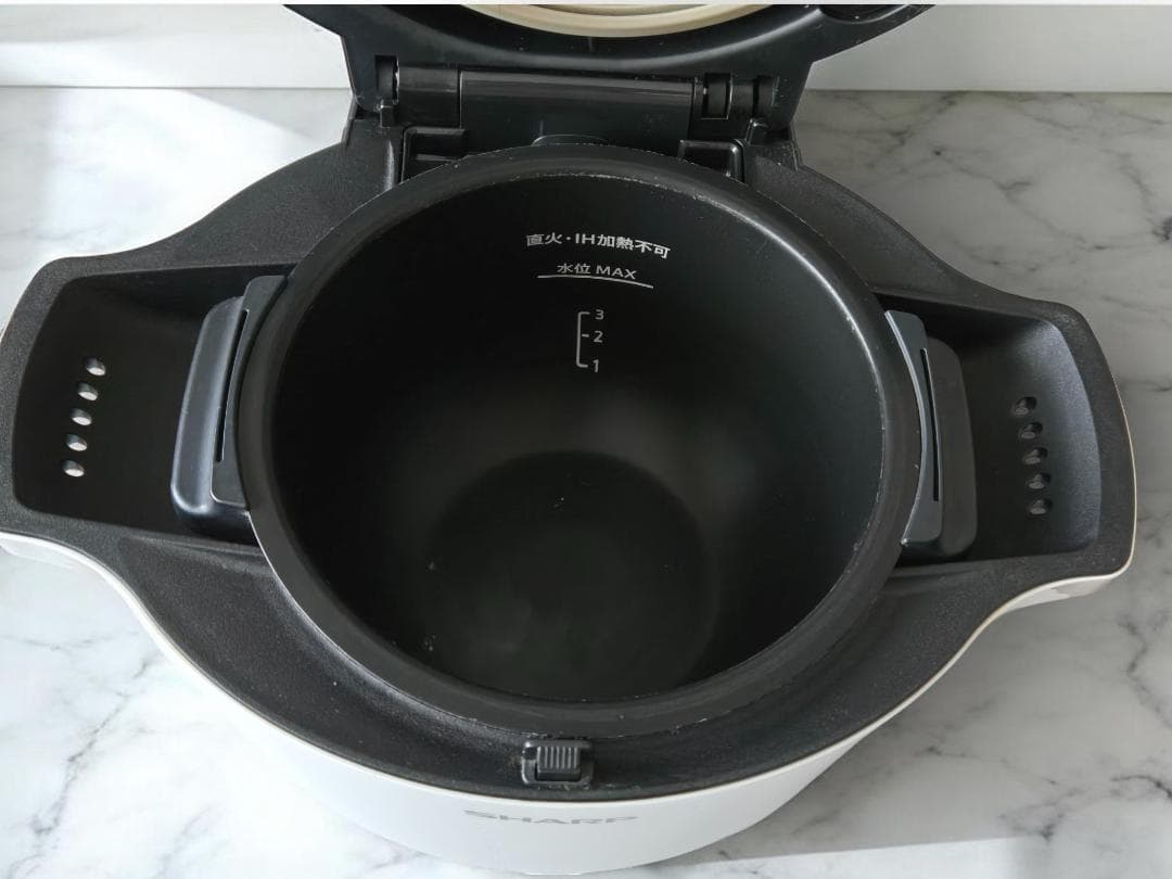 美品 SHARP ヘルシオ ホットクック KN-HW16E-W1.6L動作確認済