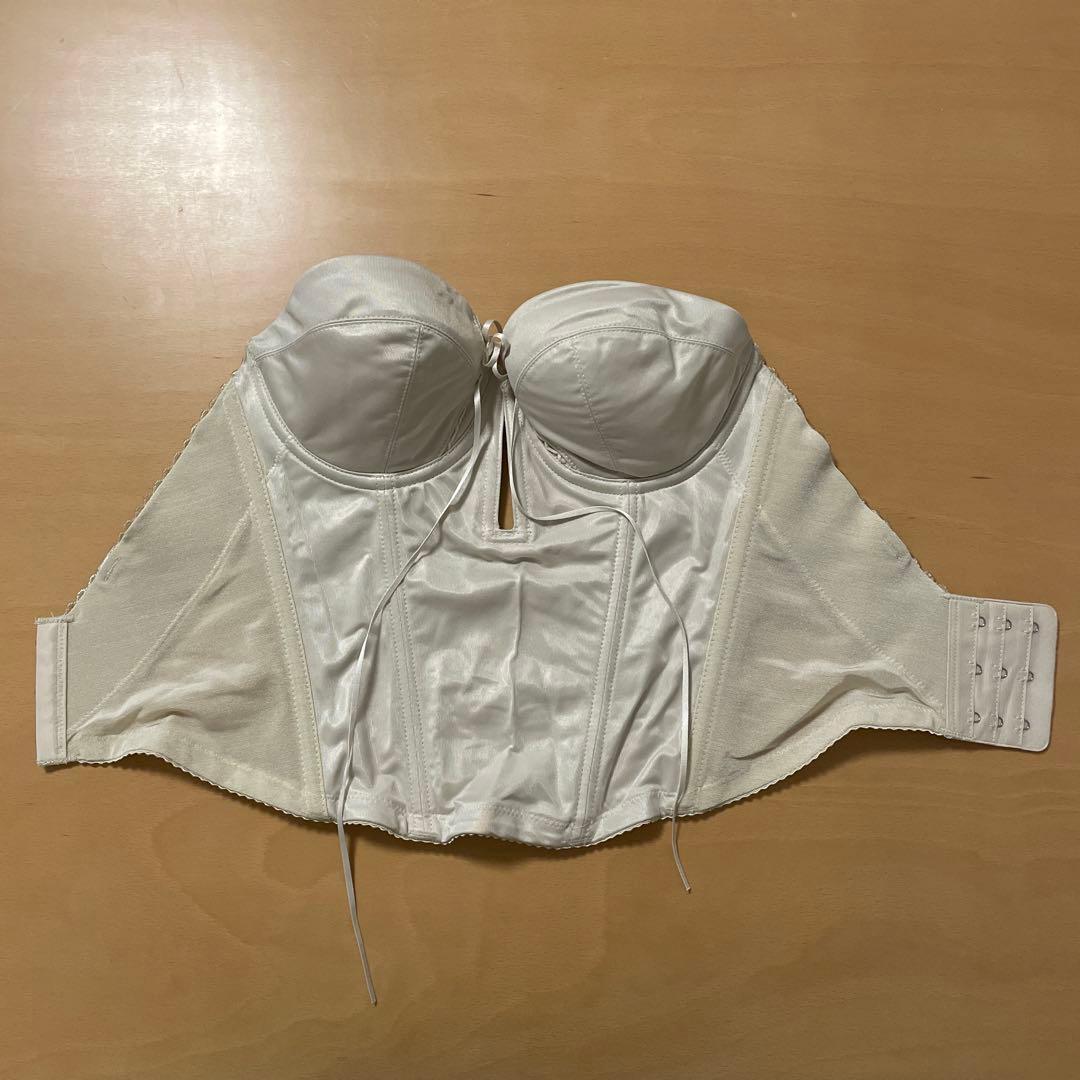 【美品】BRIDAL BEAUTE バックレスビスチェ E65 ガードルM