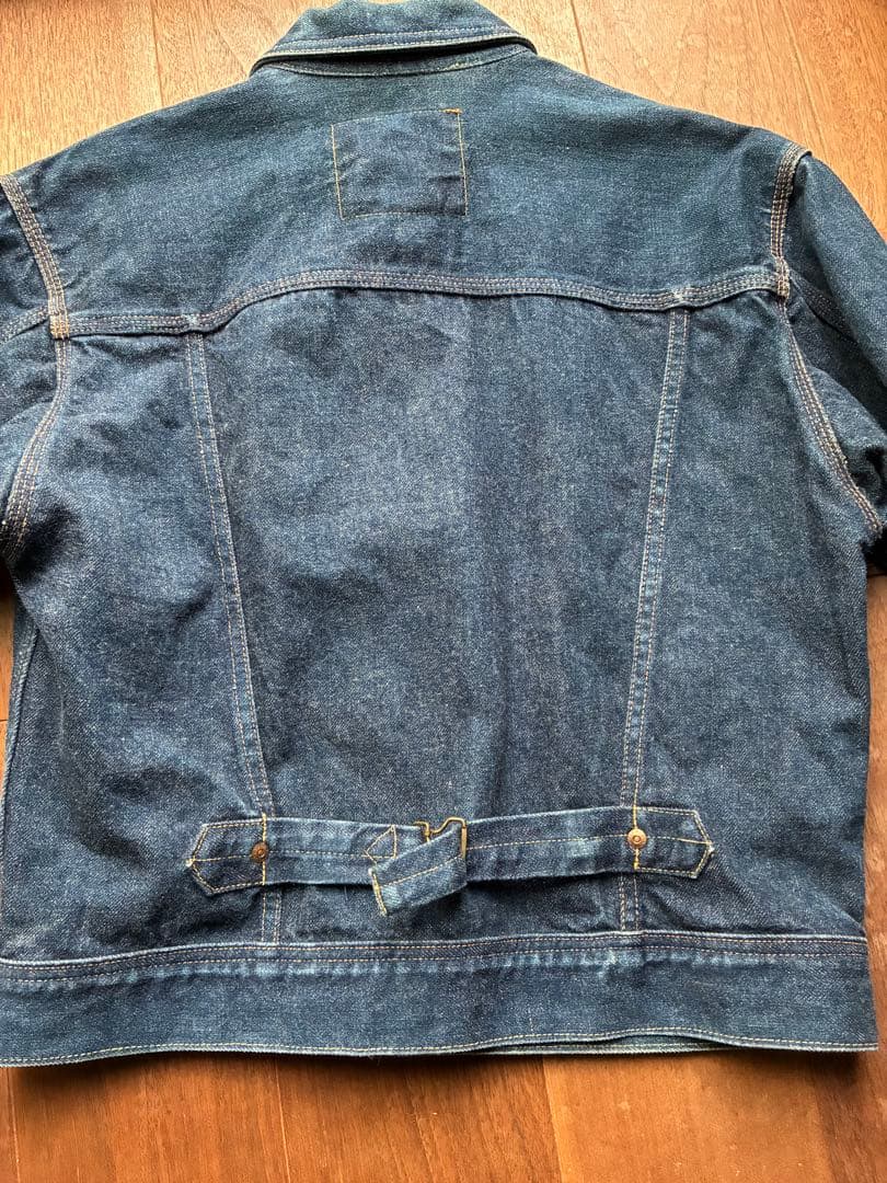 【超希少】EVISU エビスジーンズ　デニムジャケットU無し ジージャン　最初期