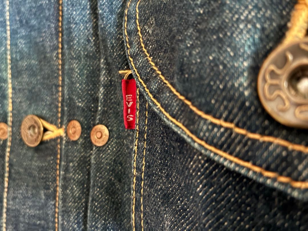 【超希少】EVISU エビスジーンズ　デニムジャケットU無し ジージャン　最初期