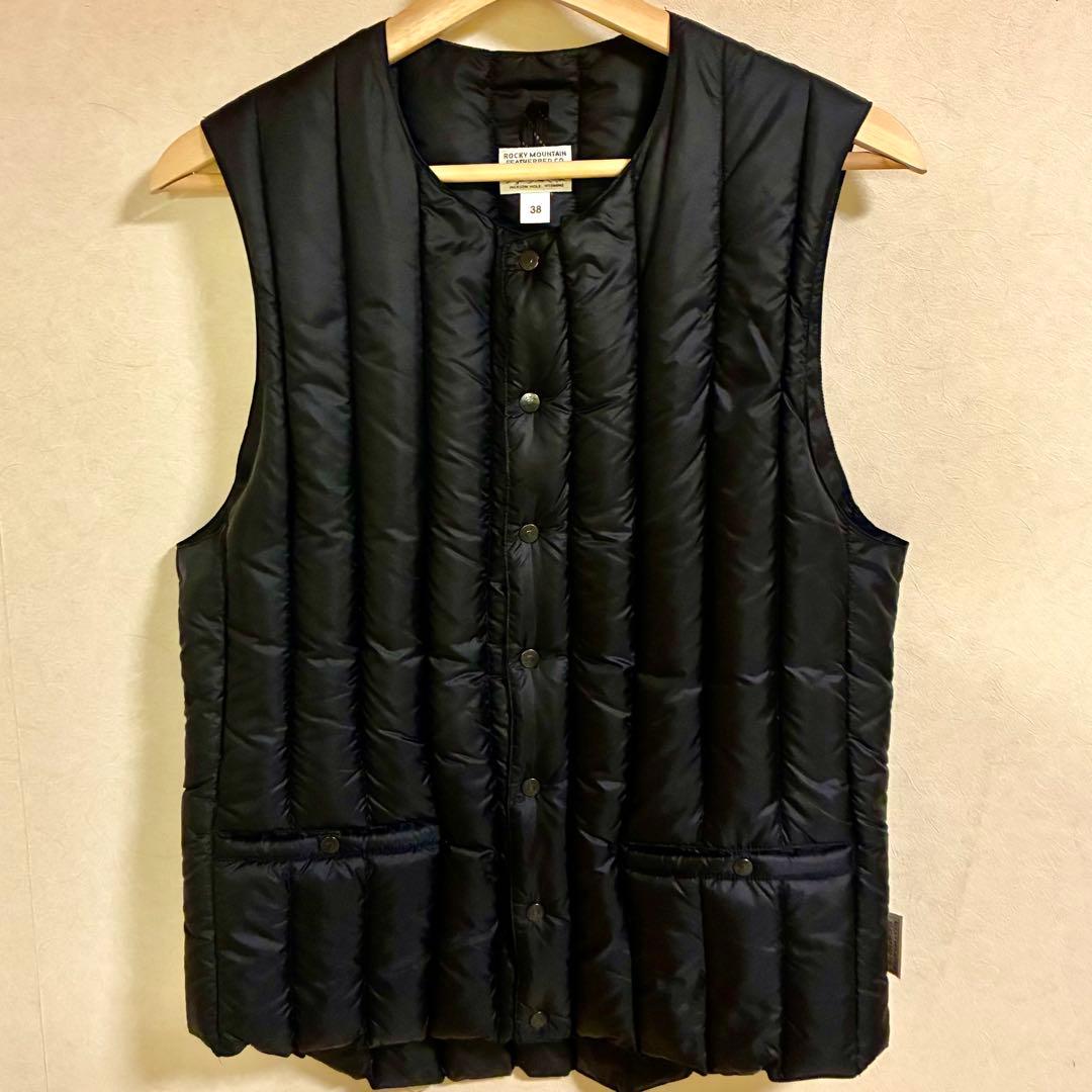ロッキーマウンテン　シックスマンス　ダウンベスト　ブラック　38