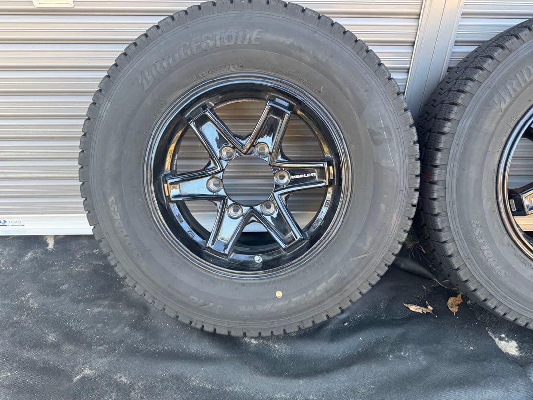 【正月セール¥1000引き】ブリザックスタッドレスVL10 タイヤホイールセット