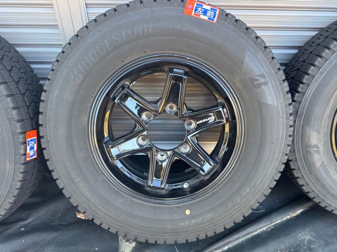 【正月セール¥1000引き】ブリザックスタッドレスVL10 タイヤホイールセット