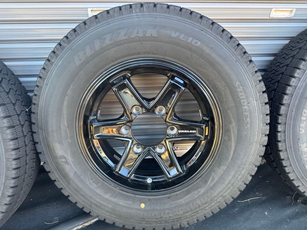 【正月セール¥1000引き】ブリザックスタッドレスVL10 タイヤホイールセット