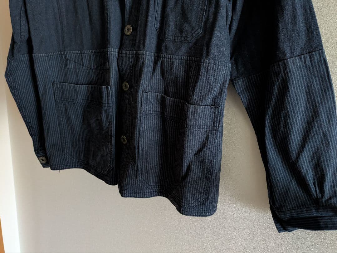 LYBRO フレンチワークジャケット クレイジーパターン ナイジェル