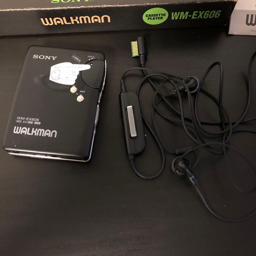 【美品】Sony WM-EX606 ソニー　ウォークマン　カセット　箱あり