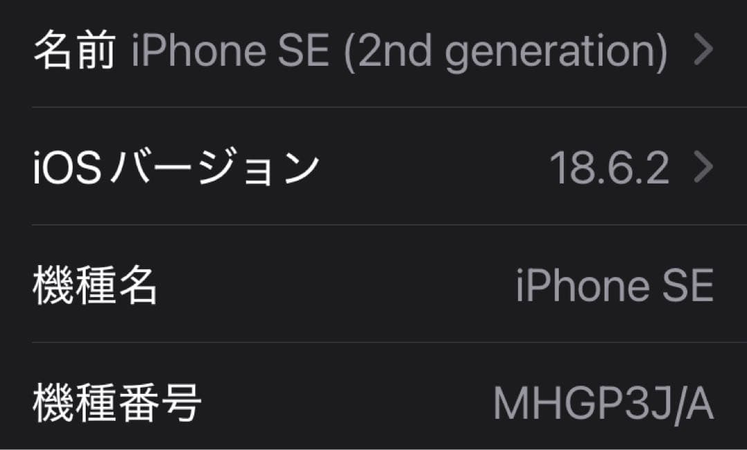 wataru  iphone se 第2世代 黒 64GB