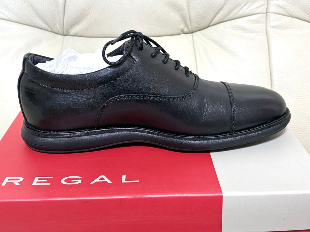 リーガルの革靴 ストレートチップ 24.5cm 黒 71WR