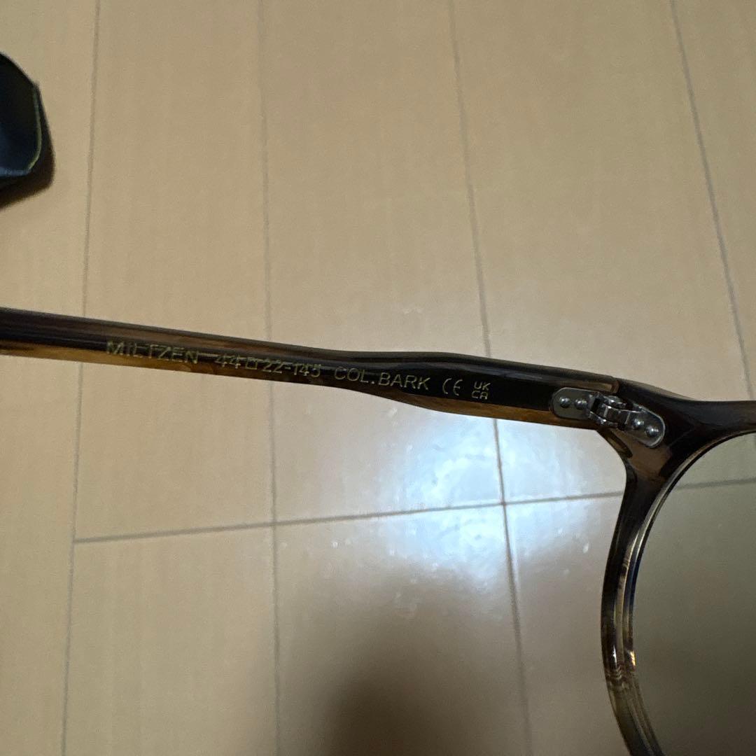 値下げ！　モスコット　ミルゼン　ブラウン　44　グリーンレンズ25%