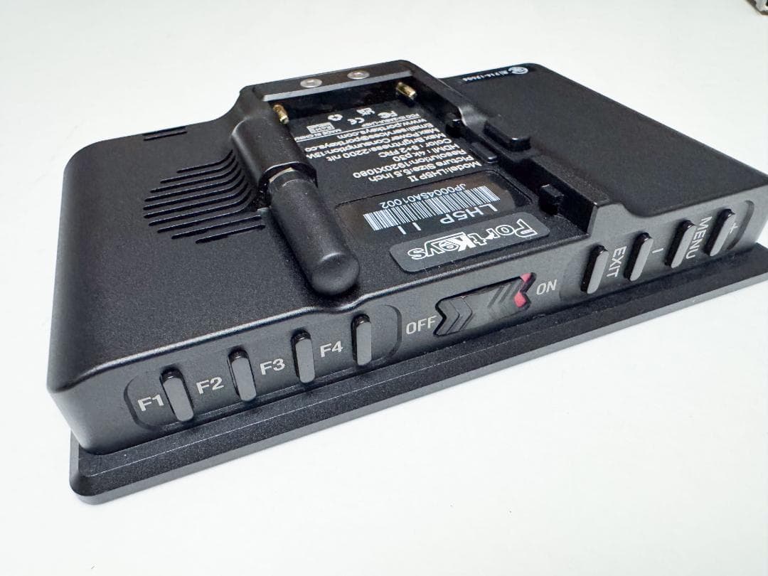 PortKeys LH5P II カメラ用モニター 別売Dtap電源ケーブル付