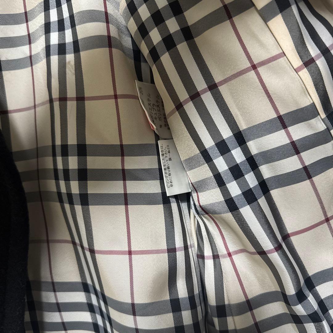 専用。BURBERRY BLUE LABEL ブラックピーコート