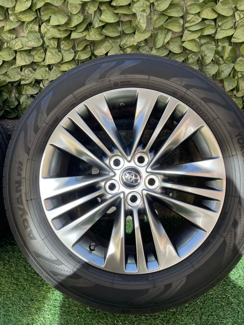 【美品】40アルファード純正18インチ タイヤホイール4本