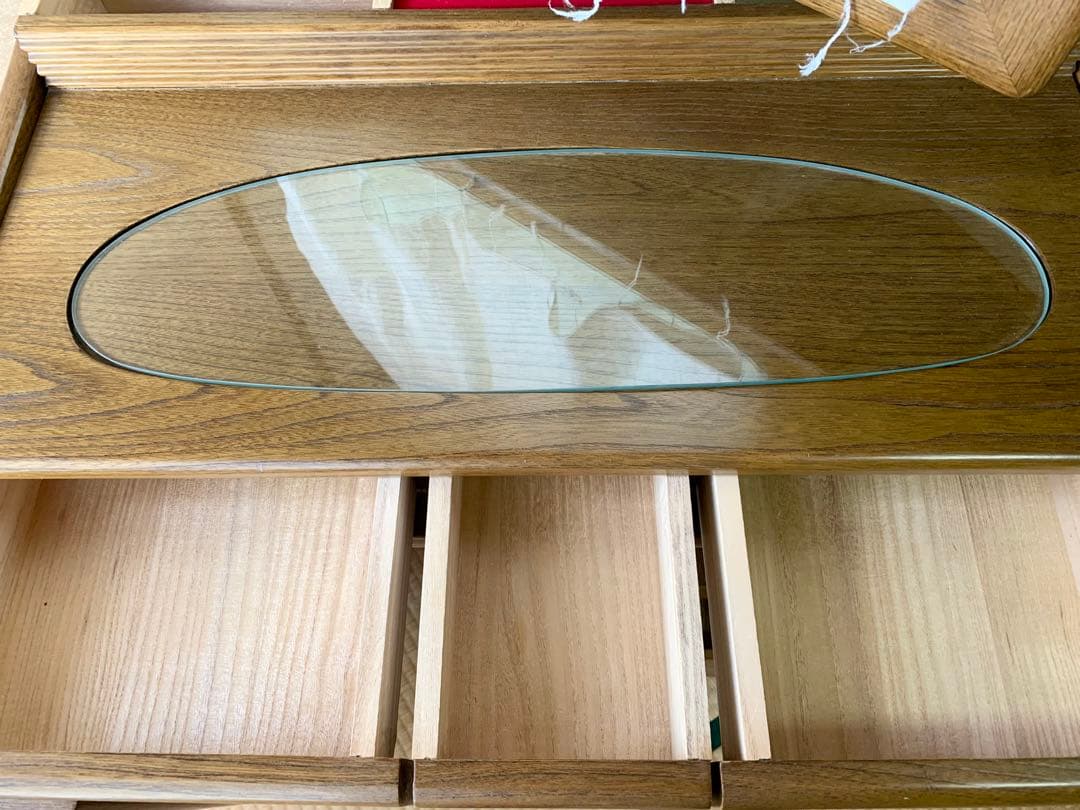 木製 クラシックスタイル ドレッサー 鏡台　椅子別売り