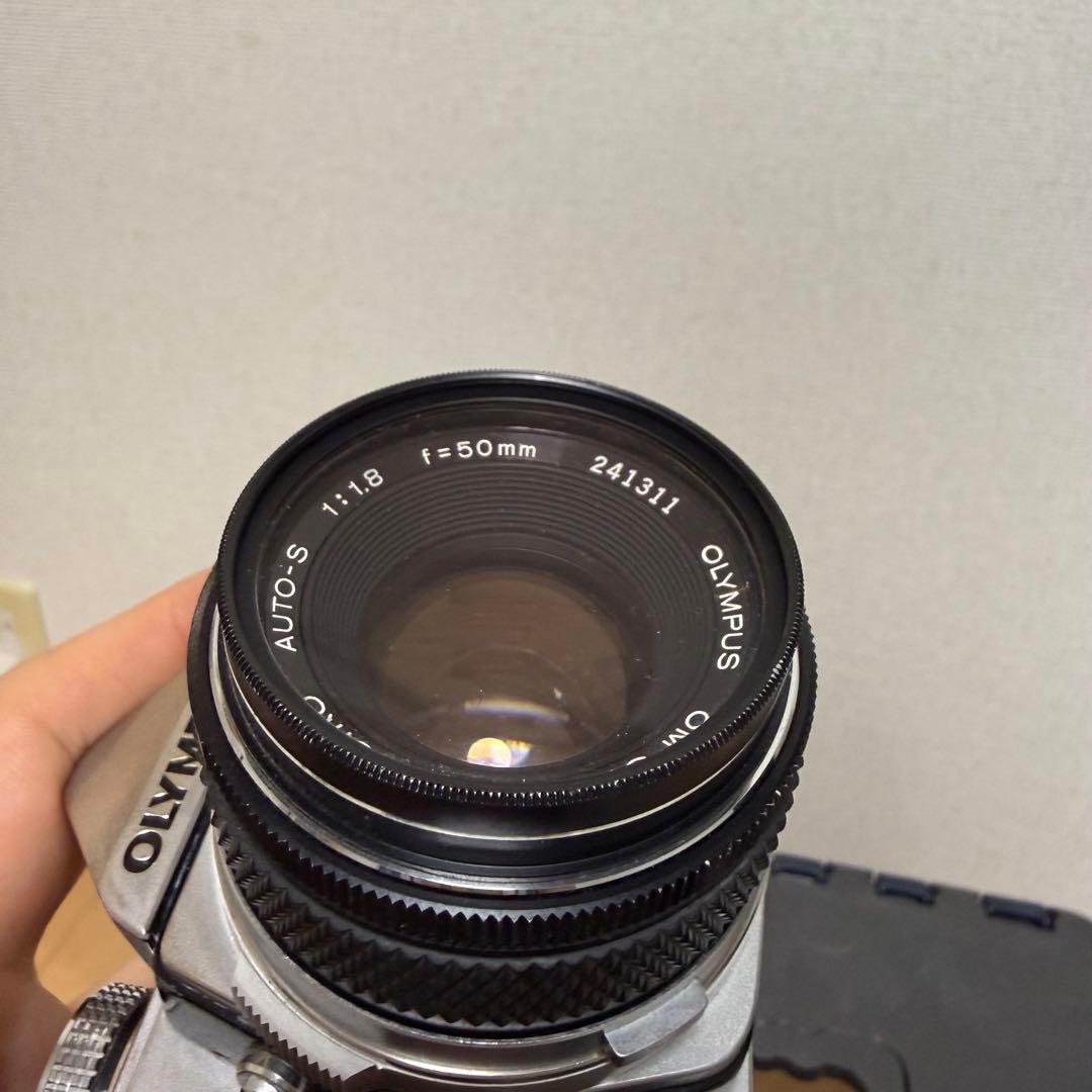 OLYMPUS OM-1 フィルム一眼レフ Zuiko 50mmF1.8レンズ付