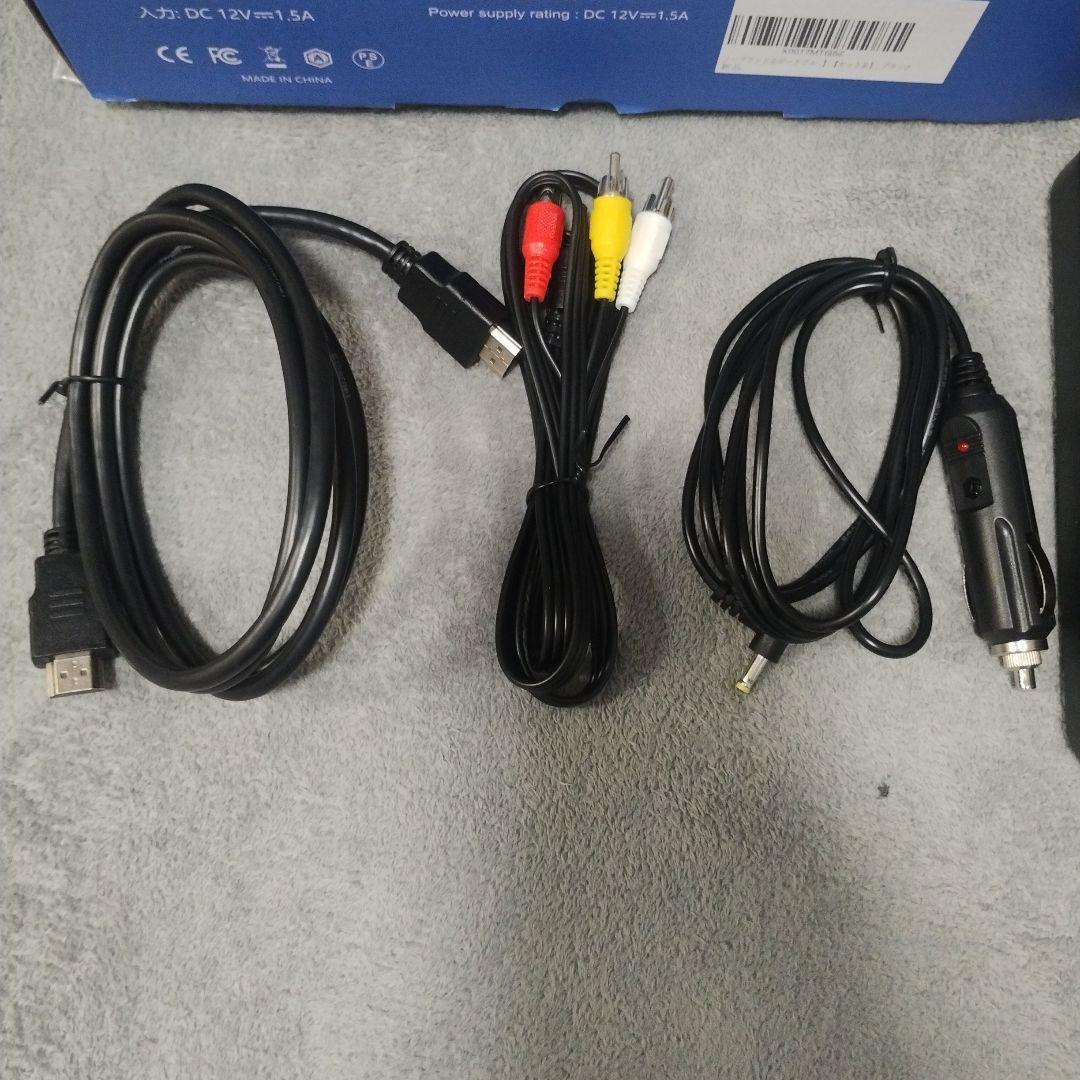 保証期間内 ブルーレイプレーヤー 本体と付属品　車載